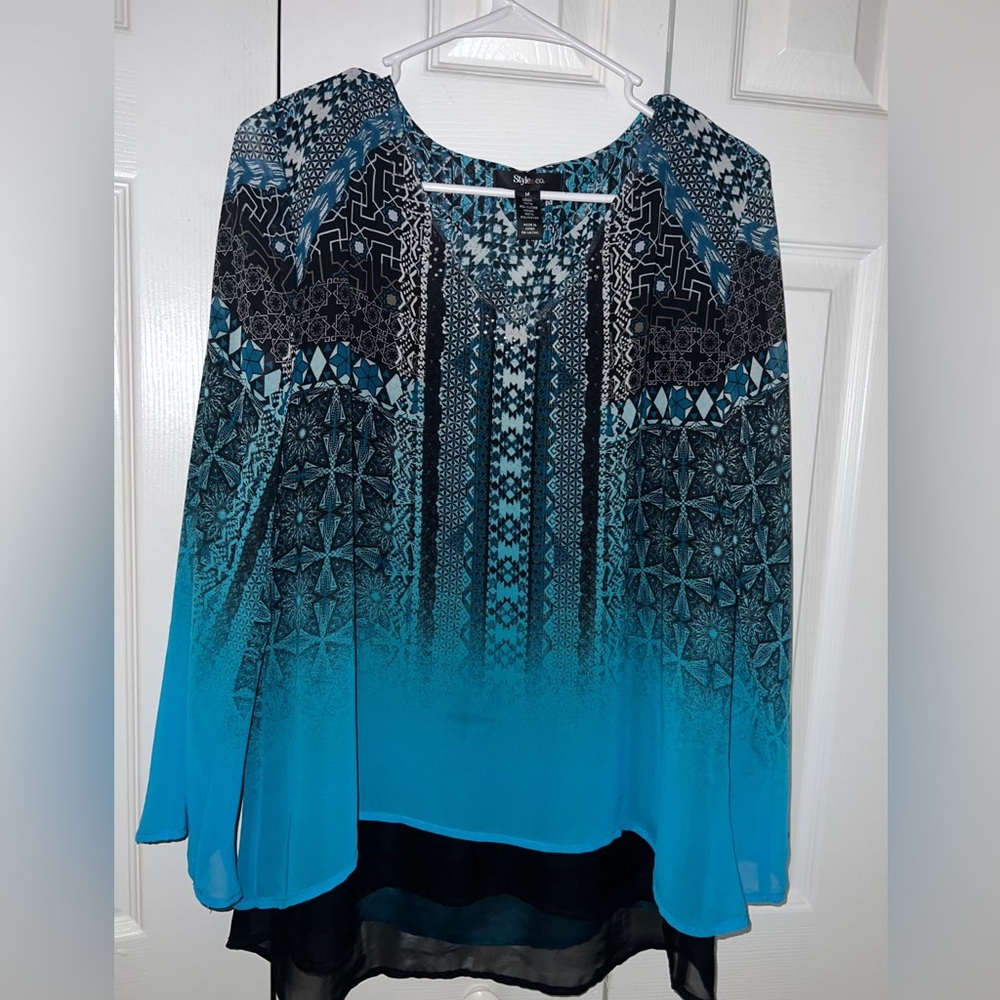 Style y Co blouse multi color size M for women’s
